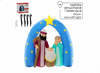 INFLATABLE NATIVITY SCENE LED 180 CM