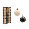 Set de 18 globuri de Crăciun de 4 cm *5447