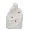 FIGURKA CERAMICZNA - ŚWIĘTA RODZINA BIAŁY LED 13 CM opak=6szt *1464