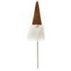 CHRISTMAS GNOME ON A STICK 7 x 3 x 24 CM MIX COLORS