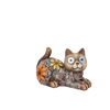 GARDEN FIGURINE - CAT WITH GLOWING EYES 21,5 x 13,7 x 14 CM LED pack=2 pcs
