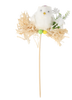 EASTER PICK DECORATION - CHICK ON STRAW 5 x 23 CM MIX 3 DESIGNS pack=12pcs