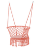 HANGING CHAIR "RIVO" WITH CUSHION 120X60/80CM - PINK