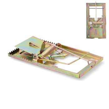 CAPCANĂ PENTRU ȘOARECI / ȘOBOLANI METAL 17,5 x 9 CM pachet=12 buc *3484