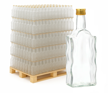 BUTELKA FALA 500 ML + ZAKRĘTKA FI 28 PALETA