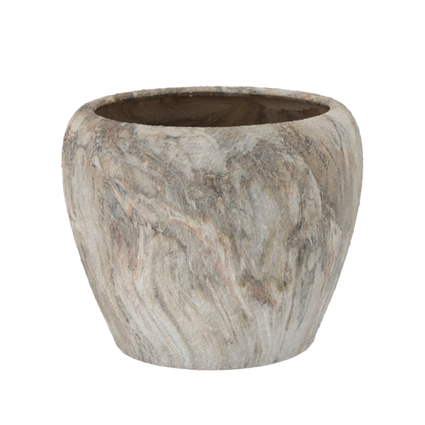 COVER CERAMIC PENTRU GHIVECHE 42 x 42 x 35 CM EFECT MARMURĂ *5771