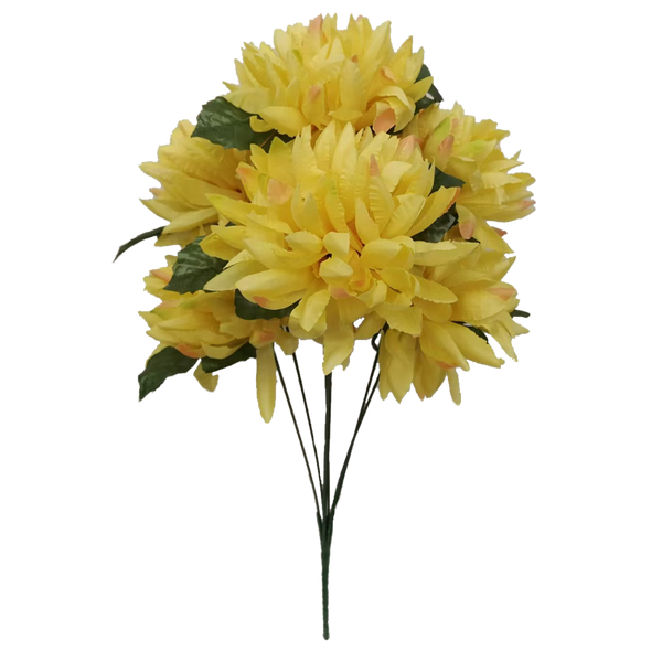 ARTIFICIAL BRANCH - CHRYSANTHEMUMS ASSORTED COLOURS