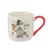 KUBEK PORCELANOWY 320 ML MIX ŚWIĄTECZNYCH WZORÓW *1865