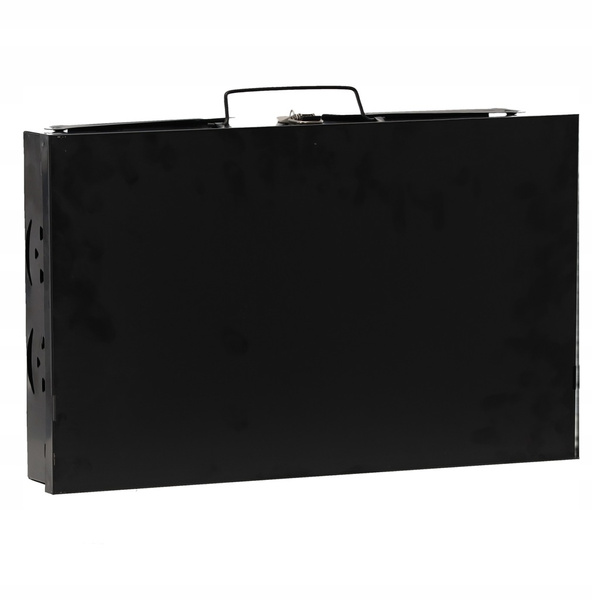 GRĂTAR TURISTIC PLIABIL CU VALIZĂ, FURCULIȚE ȘI LOPAȚĂ 43 x 26,5 x 46,5 CM