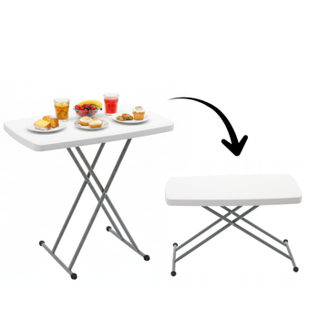 MASĂ TURISTICĂ/CATERING PLIABILĂ 76,5 x 49,5 x 36-71,5 CM REGULABILĂ *9613