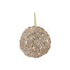 CHRISTMAS DECORATION - LED BALL 15 CM CHAMPAGNE GOLD