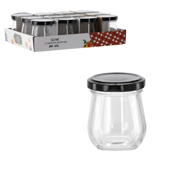 GLASS JAR 80 ML