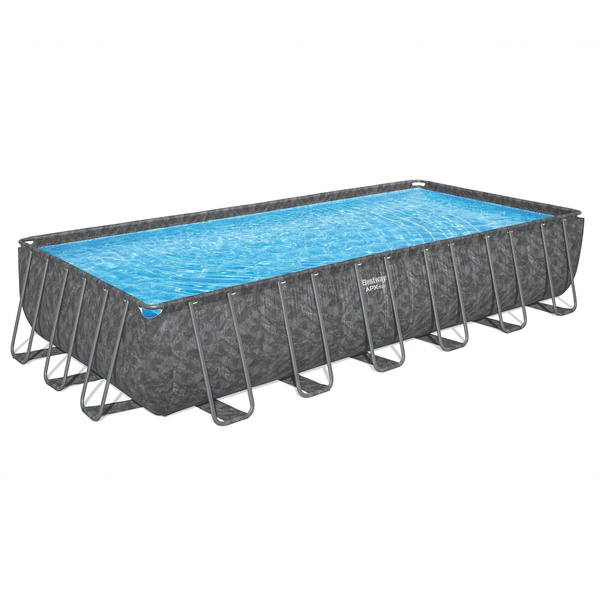 APX 365 24' x 12' x 52"/7.32m x 3.66m x 1.32m Rectangular Pool Set