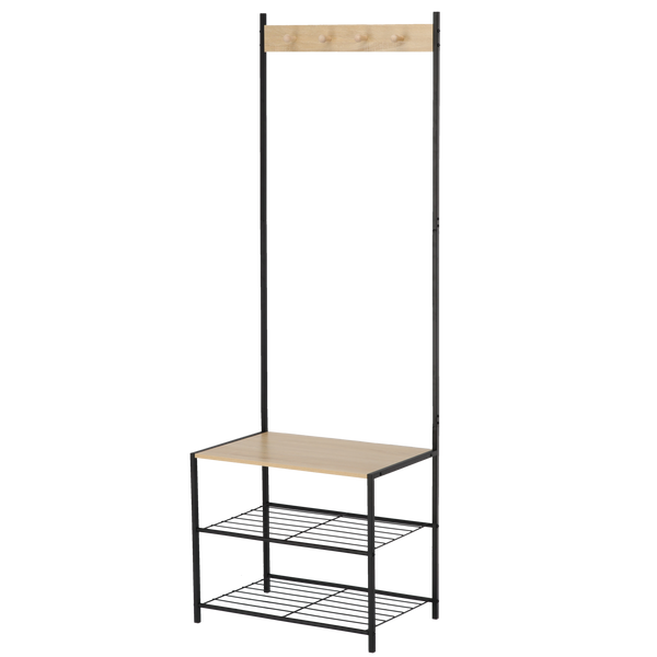 WIESZAK STOJĄCY Z 3 PÓŁKAMI 60 x 40 x 175 CM *1173