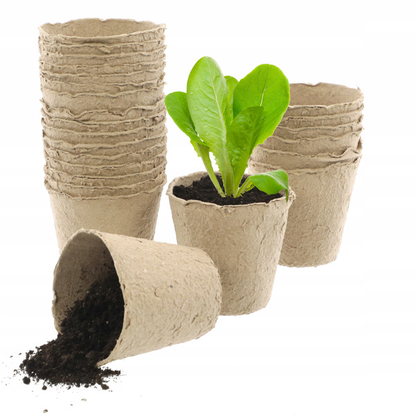 SET OF 24 POTS 8 X 8 CM