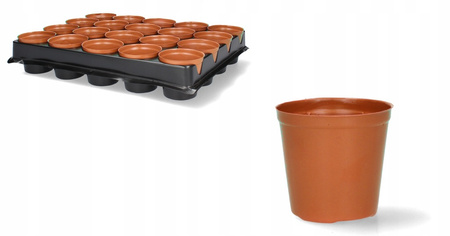 SET OF 20 SEEDLING POTS DIAMETER 6 CM