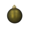 SET OF 12 BAUBLES 6 CM OLIVE/COPPER/GRAPHITE TUBE