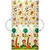 DVOJITÁ VZDELÁVACIA PODLOŽKA 180x200x1 CM SKLÁDACIA ZVIERATÁ-ČÍSLA + TAŠKA *4367