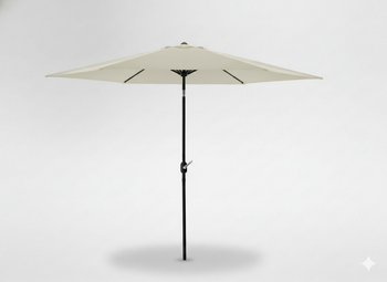 PARASOL OGRODOWY 3 M BEŻOWY Z POKROWCEM