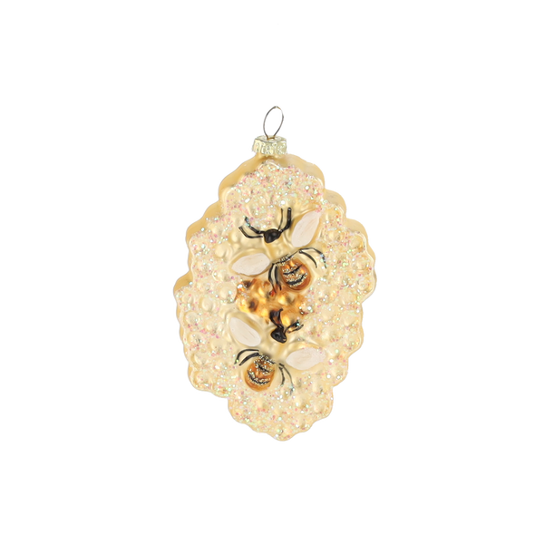 ORNAMENT CRISTAL - FELIE DE MIERE CU ALBINE 9,9 x 6,5 x 1,8 CM pachet=6buc *2362