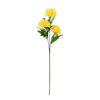 UMĚLÁ VĚTEV - CHRYSANTHEMA SE TŘEMI KVĚTY 58 CM MIX BAREV balení=84 kusů *3055