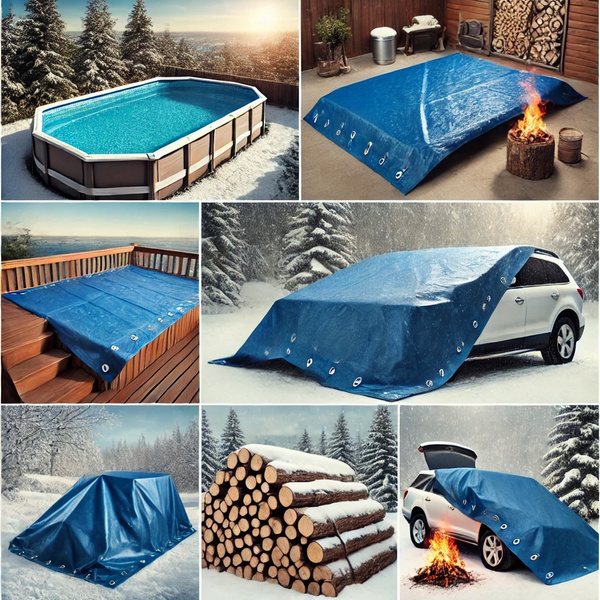 Tarpaulin 2 x 3 M (+/- 5%) 50GSM 3%UV BLUE