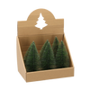 VÁNOČNÍ DEKORACE. MINI STROMEK 18 CM ZELENÝ disp=6ks *9797