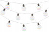 SOLAR GARDEN GARLAND LENGTH 2 + 3.8 M LORIS 20 LED COOL WHITE