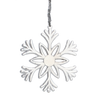 SET OF 3 CHRISTMAS TREE DECORATIONS ELK / SNOWFLAKE / SNOWMAN MIX
