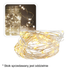 ȘERPA DE LUMINĂ CU SÂRMĂ DECORATIVĂ FUNCȚIONÂND PE BATERII CU 40 DE LEDURI ambalaj=20buc *2643