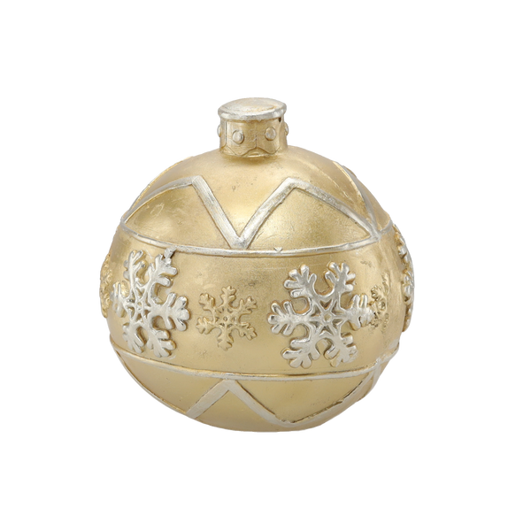 CHRISTMAS DECORATION – GOLD BAUBLE