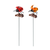 DECORATION ON A STAKE FOR A PLANT POT/GARDEN – LADYBUG 10 CM / 50 CM