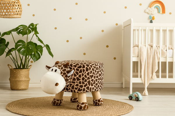 POUFF GIRAFFE 28 x 25 CM