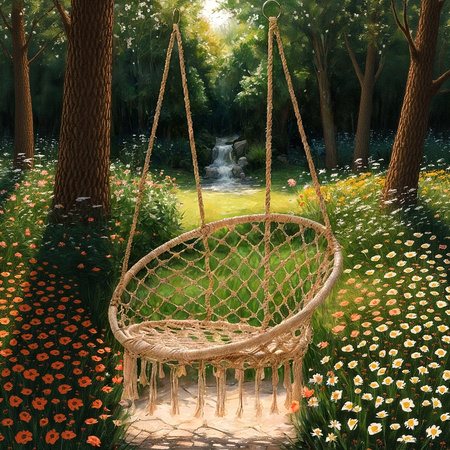HANGING CHAIR - STORK'S NEST 80x60x120cm *2696