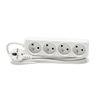 EXTENSION CORD POWER STRIP 4 SOCKETS 3M WHITE
