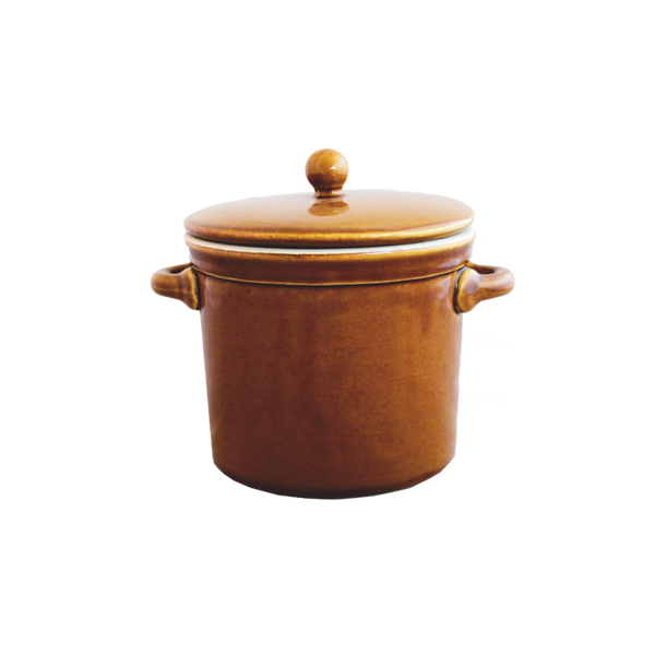 1L CERAMIC POT HONEY WITH LID