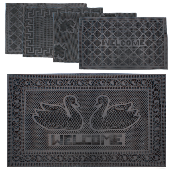 RECTANGULAR RUBBER DOORMAT 40X60