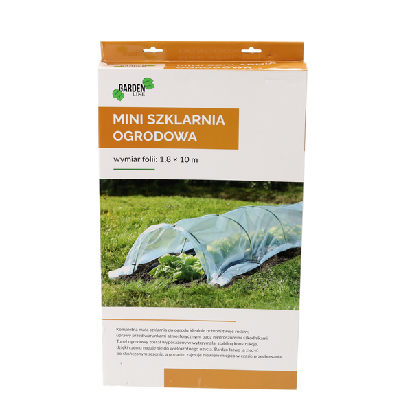 MINI SZKLARNIA OGRODOWA WYM. FOLII 1,8 x 10 M