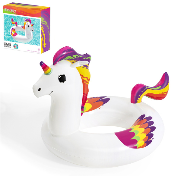 Bestway® 47" x 36"/119cm x 91cm Fantasy Unicorn Swim Ring