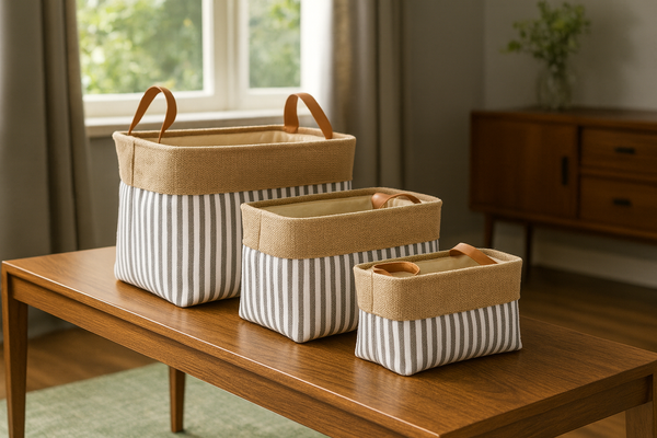 ZESTAW 3 ORGANIZERÓW PROSTOKĄTNYCH PASKI