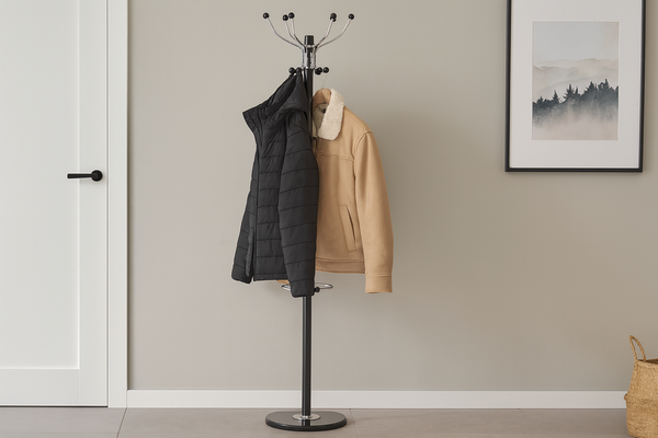 WIESZAK STOJĄCY KAZER 178 CM CZARNY *5356