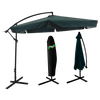 PARASOL DE GRĂDINĂ 3 M VERDE "BANANA" CU HUSĂ *2859