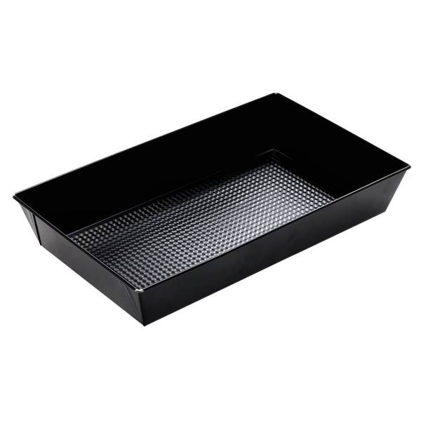 Plechová forma 390x23,5x7cm s ochrannou vrstvou non-stick čierna*0954*