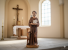 FIGURĂ A SFÂNTULUI FRANCISC DIN ASSIS 99 CM *6148