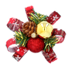 KPL. 3 DECORAȚII CRĂCIUNULUI - CONUS 10 CM MIX 2 MODELE *6028