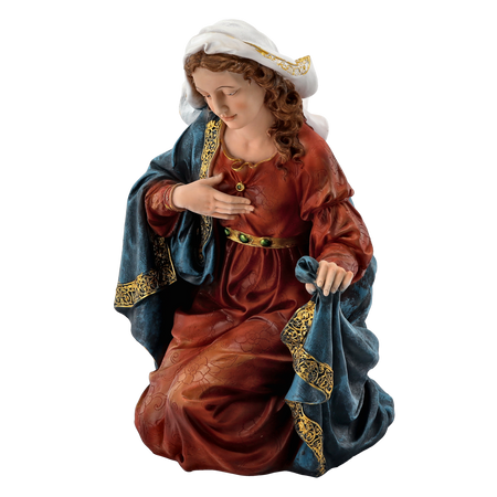 ZESTAW FIGUR BOŻONARODZ. 11 EL. DO 105 CM polyresin
