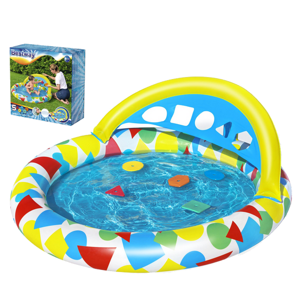 Bestway® 47" x 46" x 18"/1.20m x 1.17m x 46cm Lil' Splash & Learn Baby Pool