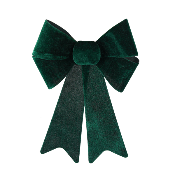 CHRISTMAS BOW GREEN 23 x 38 CM