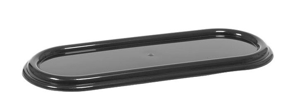 ZNICZÓWKA OWALNA 44 CM GRAFIT METALIK *5036*