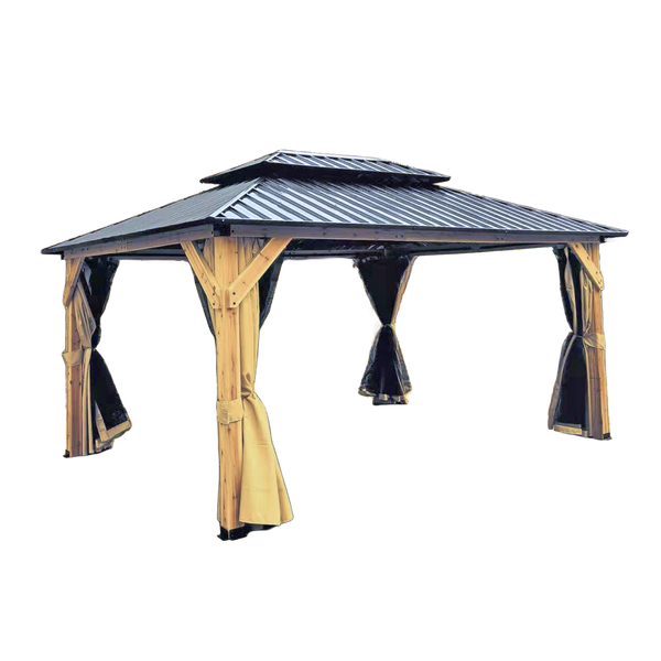 ALTANA OGRODOWA 300 x 365 x 278,3 CM DREWNIANA